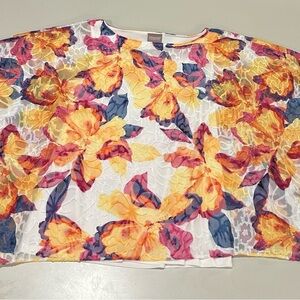 Chico’s Floral Women's Top Size 6